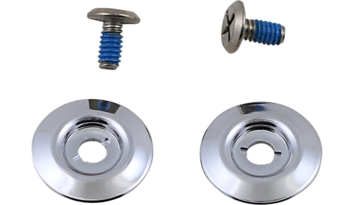 Biltwell Inc. - Biltwell Inc. Hardware Kit for Lane Splitter/Gringo S Helmets - Chrome - 0034-030-0500