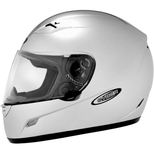 Cyber Helmets - Cyber Helmets US-39 Solid Helmet - 640740 - Light Silver - X-Small