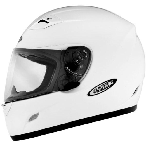 Cyber Helmets - Cyber Helmets US-39 Solid Helmet - 640730 - White - X-Small