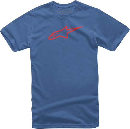 Alpinestars - Alpinestars Ageless T-Shirt - 10327203079302X - Royal Blue/Red - 2XL