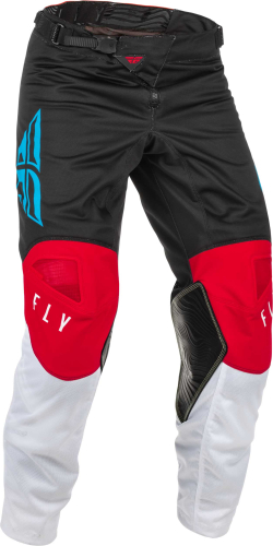 Fly Racing - Fly Racing Kinetic Mesh Pants - 375-32428 - Red/White/Blue - 28
