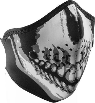 Zan Headgear - Zan Headgear Half Face Mask with Removable Filter  - WNX002 - Skull Face - OSFM