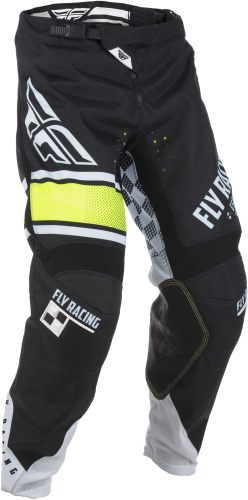 Fly Racing - Fly Racing Kinetic Era Youth Pants - 371-43020 - Black/White - 20