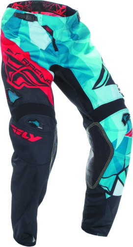 Fly Racing - Fly Racing Kinetic Cruz Youth Pants - 370-53920 - Black/Teal/Red - 20