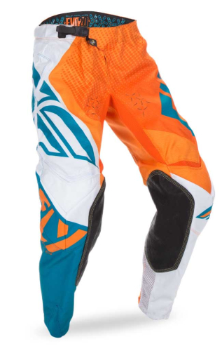 Fly Racing - Fly Racing Evolution 2.0 Youth Pants (2017) - 370-23726 - Orange/Dark Teal - 26