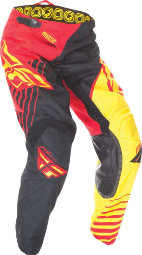 Fly Racing - Fly Racing Kinetic Vector Pants - 369-53228 - Red/Black/Yellow - 28