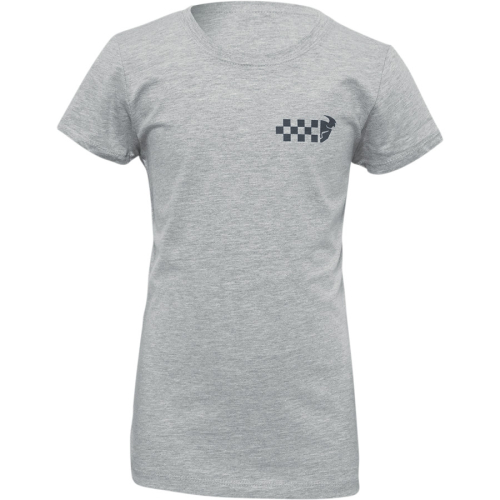 Thor - Thor Checkers Girls Youth T-Shirt - 3032-3485 - Heather Gray - X-Large