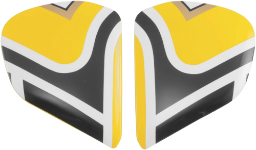 Arai Helmets - Arai Helmets Shield Cover Set for DT-X Helmets - Edwards Yellow - 820666