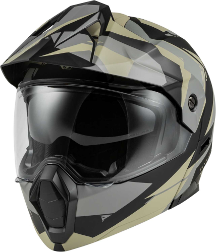 Fly Racing - Fly Racing Odyssey Summit Helmet - 73-83352X - Tan/Black/Gray - 2XL