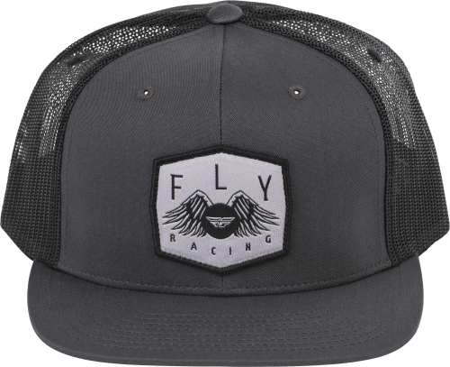 Fly Racing - Fly Racing Freedom Trucker Hat - Gray - 351-0063 - Gray - OSFA