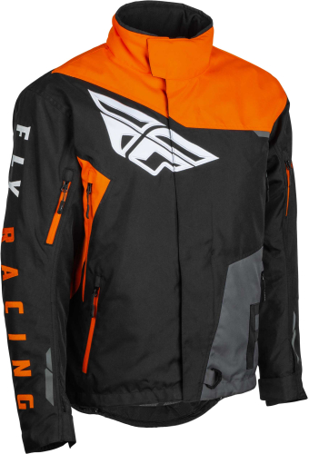 Fly Racing - Fly Racing SNX Pro Jacket - 470-41183X - Black/Gray/Orange - 3XL