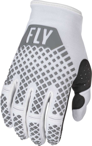 Fly Racing - Fly Racing Kinetic Gloves - 375-412M - White - Medium