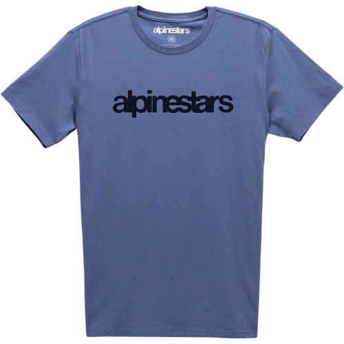 Alpinestars - Alpinestars Heritage Word Premium T-Shirt - 1210-73006-72-S - Blue - Small