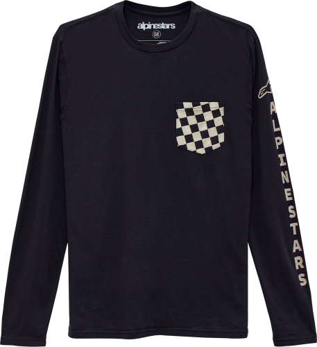 Alpinestars - Alpinestars Check Long Sleeve Shirt - 1213-74020-10-M - Black - Medium