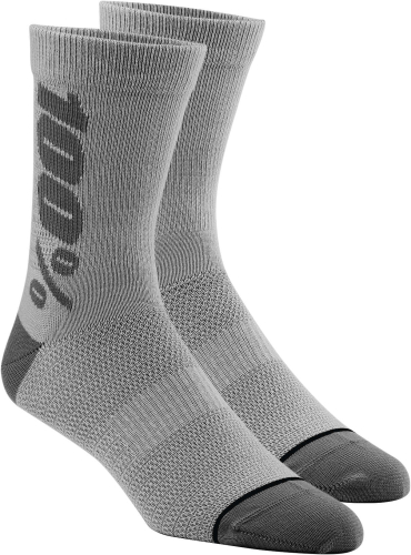 100% - 100% Rythym Socks - 24006-023-17 - Light Gray - Sm-Md