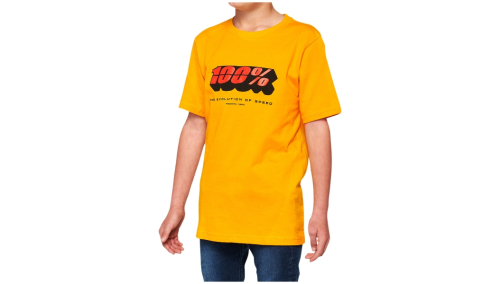 100% - 100% Jari Youth T-Shirt - 34086-009-04 - Goldenrod - Small