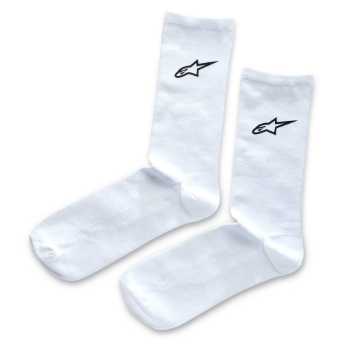 Alpinestars - Alpinestars Crew Socks - 1230-94900-20-L - White - Large