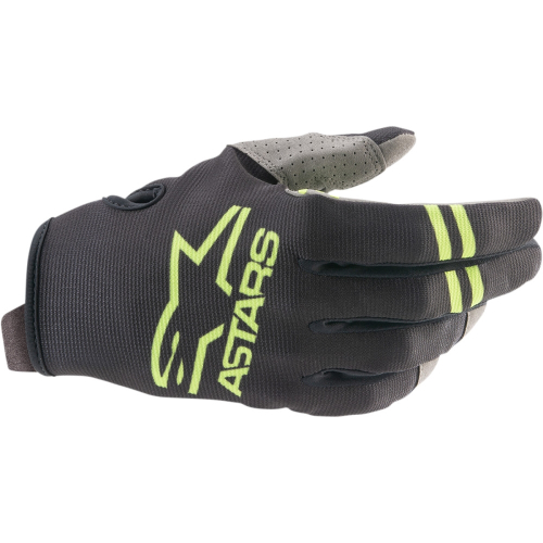 Alpinestars - Alpinestars Radar Gloves - 3561821-1069-2X - Black/Green Fluo - 2XL