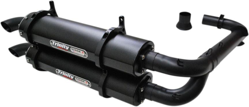 Trinity Racing - Trinity Racing Stage 5 Dual Exhaust System - Cerakote Finish - TR-4161D-CB