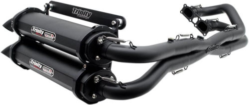 Trinity Racing - Trinity Racing Stage 5 Dual Exhuast System - Cerakote Muffler - TR-4119D-CB