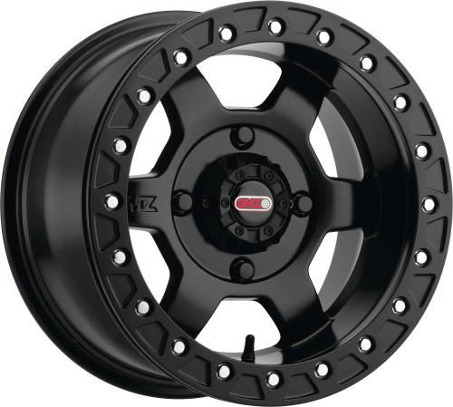 GMZ - GMZ GZ803 Casino Beadlock Wheel - 14x7 - 5+2 Offset - 4/110 - Matte Black - GZ80347040552B