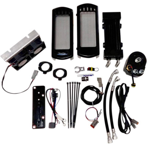 UltraCool - UltraCool Highway Bar Mounted Oil Cooler Kit - Gloss Black - SMT8-2G