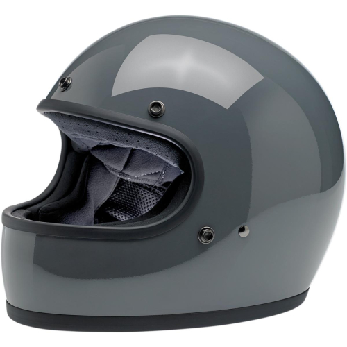 Biltwell Inc. - Biltwell Inc. Gringo Solid Helmet - 1002-109-105 - Gloss Storm Gray - X-Large