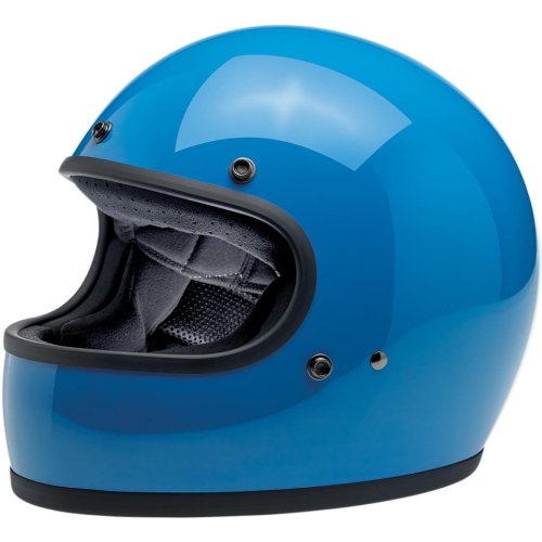 Biltwell Inc. - Biltwell Inc. Gringo Solid Helmet - 1002-129-106 - Gloss Tahoe Blue - 2XL