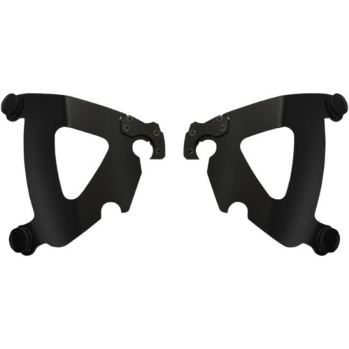 Memphis Shades - Memphis Shades Plate for Road Warrior Fairing - Black - MEB1753