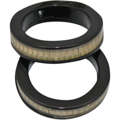 Custom Dynamics - Custom Dynamics LED Wrap-Around Turn Signals - 49mm - Black/Clear Lens - WA49BC