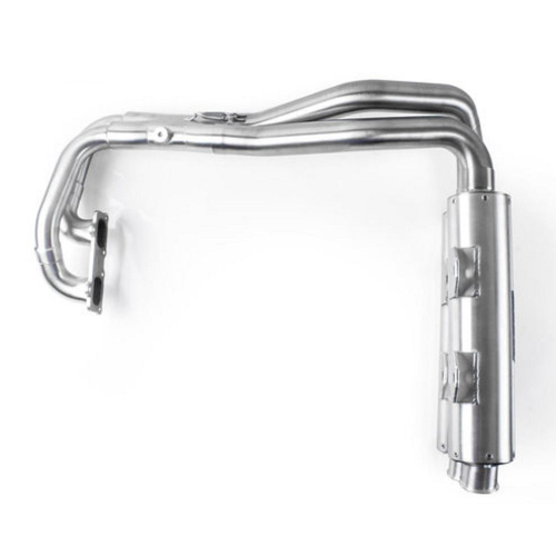 HMF Engineering - HMF Engineering Performance Series Dual Full System Exhaust - Brushed - 035546636086