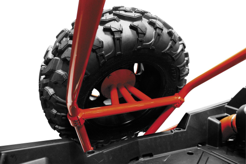 Dragonfire Racing - Dragonfire Racing RacePace Backbone Mount Spare Tire Carrier - Red - 01-2133