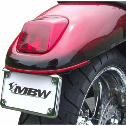 Custom Dynamics - Custom Dynamics 180mm V-Rod Rear LED Turn Signal Kit - Red LED w/ Red Lens - HDV180-RR