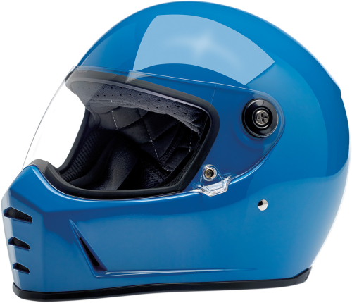 Biltwell Inc. - Biltwell Inc. Lane Splitter Solid Helmet - 1004-129-101 - Gloss Tahoe Blue - X-Small