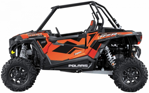 Dragonfire Racing - Dragonfire Racing HiBoy 2 Door Graphics - Spectra Orange - 07-1121