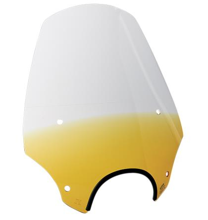 Memphis Shades - Memphis Shades El Paso Sportshield Windshield (7in. Cutout) - 17in. - Gradient Yellow - MEP5215