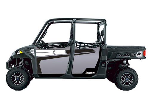 Dragonfire Racing - Dragonfire Racing HiBoy 4 Door Graphics - Titanium Matte - 07-1954