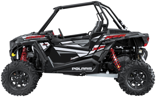 Dragonfire Racing - Dragonfire Racing HiBoy 2 Door Graphics - Black Pearl - 07-1107