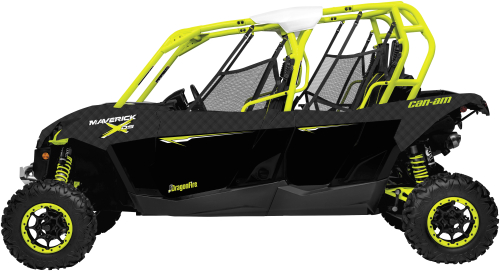 Dragonfire Racing - Dragonfire Racing HiBoy 4 Door Graphics - Carbon Manta - 07-2111