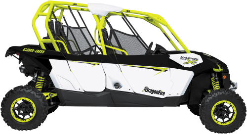 Dragonfire Racing - Dragonfire Racing HiBoy 4 Door Graphics - White Manta - 07-2112