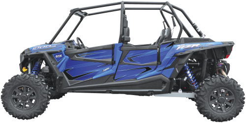 Dragonfire Racing - Dragonfire Racing HiBoy 4 Door Graphics - VooDoo Blue - 07-1111