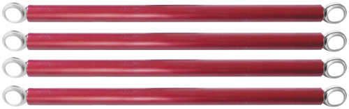 ModQuad - ModQuad Rear Radius Stock Rods - Red - RZR-RT-1K-RD