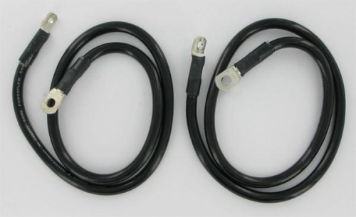 Drag Specialties - Drag Specialties Battery Cable Kit - Translucent Black - 79-3008-1