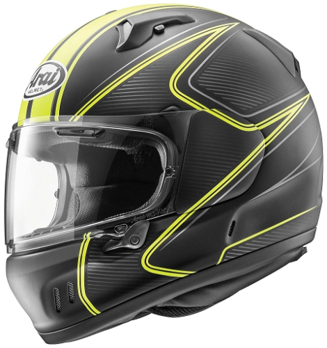 Arai Helmets - Arai Helmets Defiant-X Diablo Helmet - 685311172709 - Yellow Frost - Small