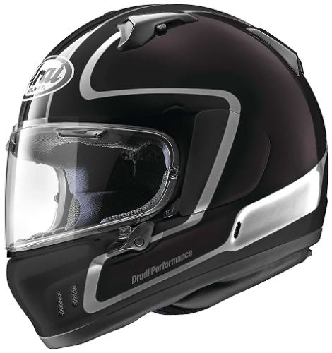 Arai Helmets - Arai Helmets Defiant-X Outline Helmet - 685311172556 - Black/Dark Purple - X-Large
