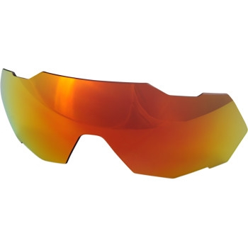 100% - 100% Replacement Lens for Speedtrap Sunglasses - HiPER Red Mirror - 62023-033-01