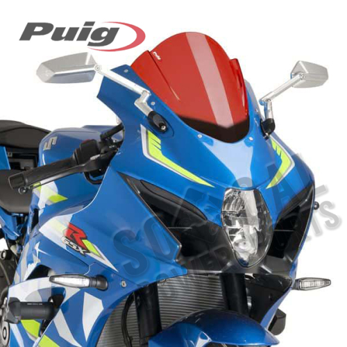 PUIG - PUIG Z-Racing Windscreen - Red - 9013R