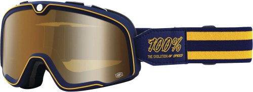 100% - 100% Barstow Rat Race Goggles - 50002-382-02 - Rat Race / Bronze Mirror Lens - OSFM