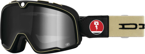 100% - 100% Barstow Deus Ex Machina Classic Goggles - 50002-379-02 - Deus Ex Machina / Silver Mirror Lens - OSFM