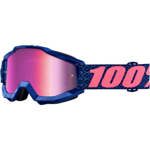 100% - 100% Accuri Futura Goggles - 50210-249-02 - Futura Pink / Pink Chrome Lens - OSFM